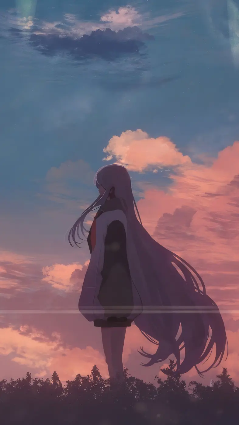 alone anime girl wallpaper