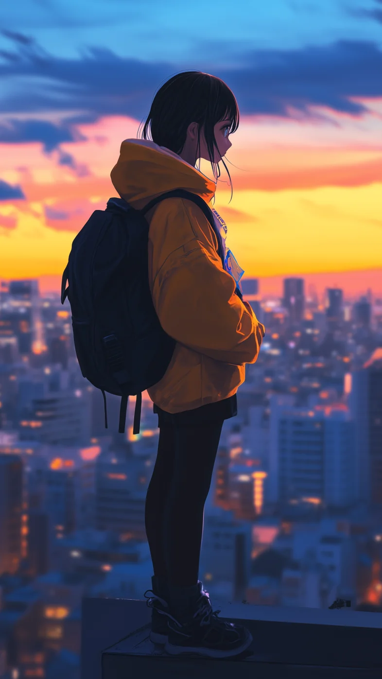 alone anime girl wallpaper