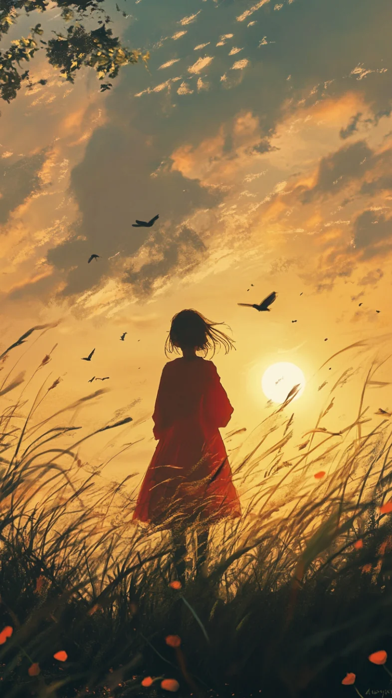 alone anime girl wallpaper