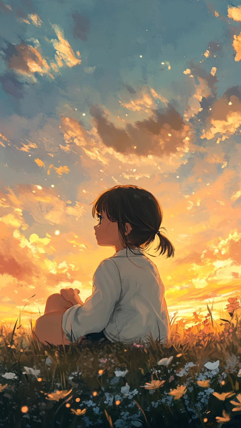 alone anime girl wallpaper