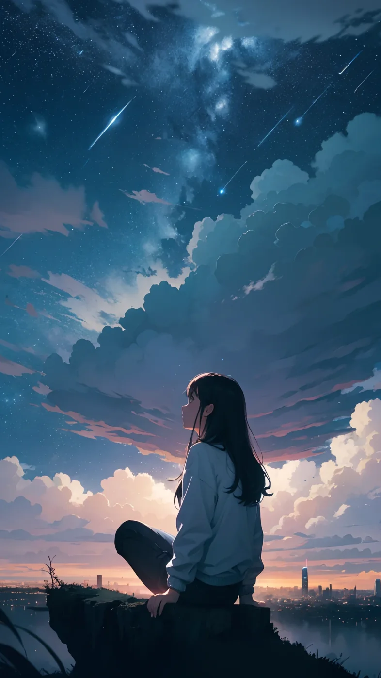 alone anime girl wallpaper