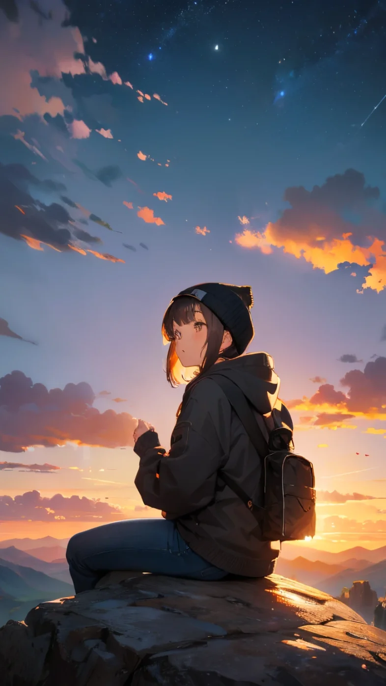 alone anime girl wallpaper
