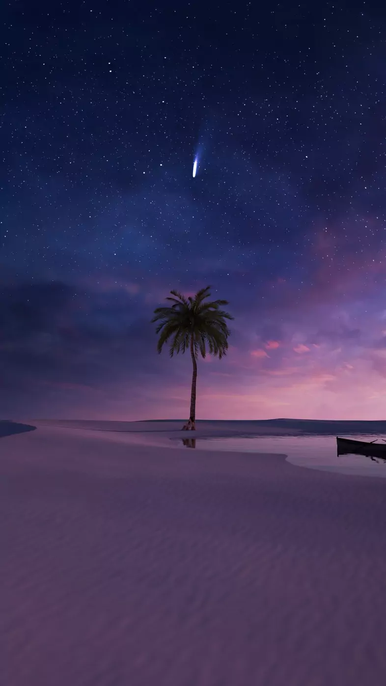 alone at beach wallpaper