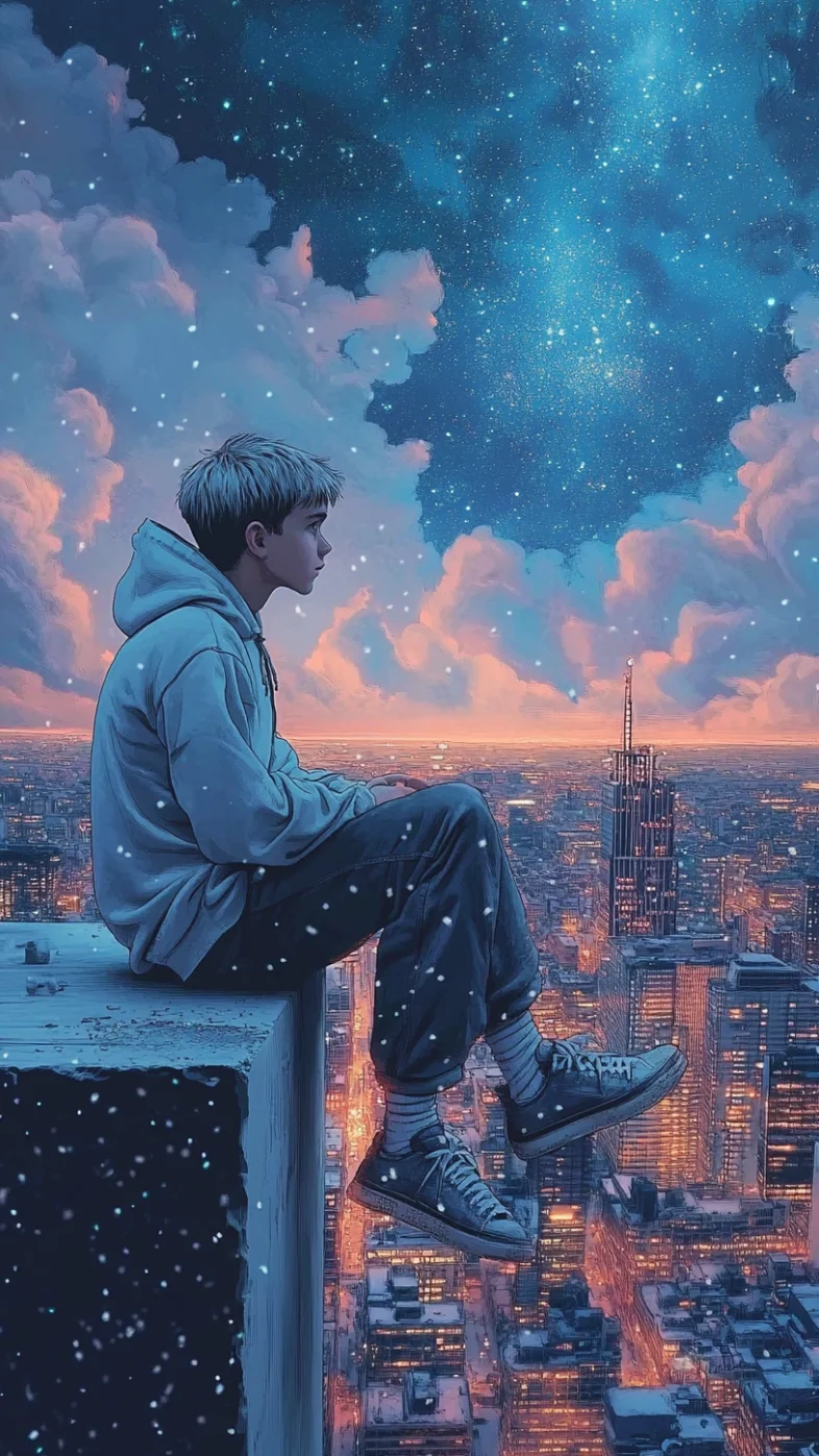 alone boy wallpaper