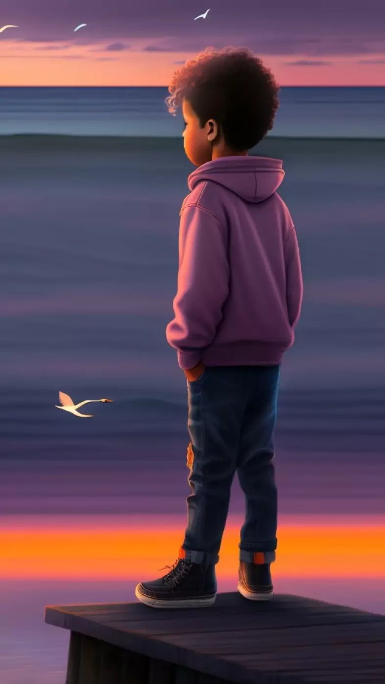 alone boy wallpaper