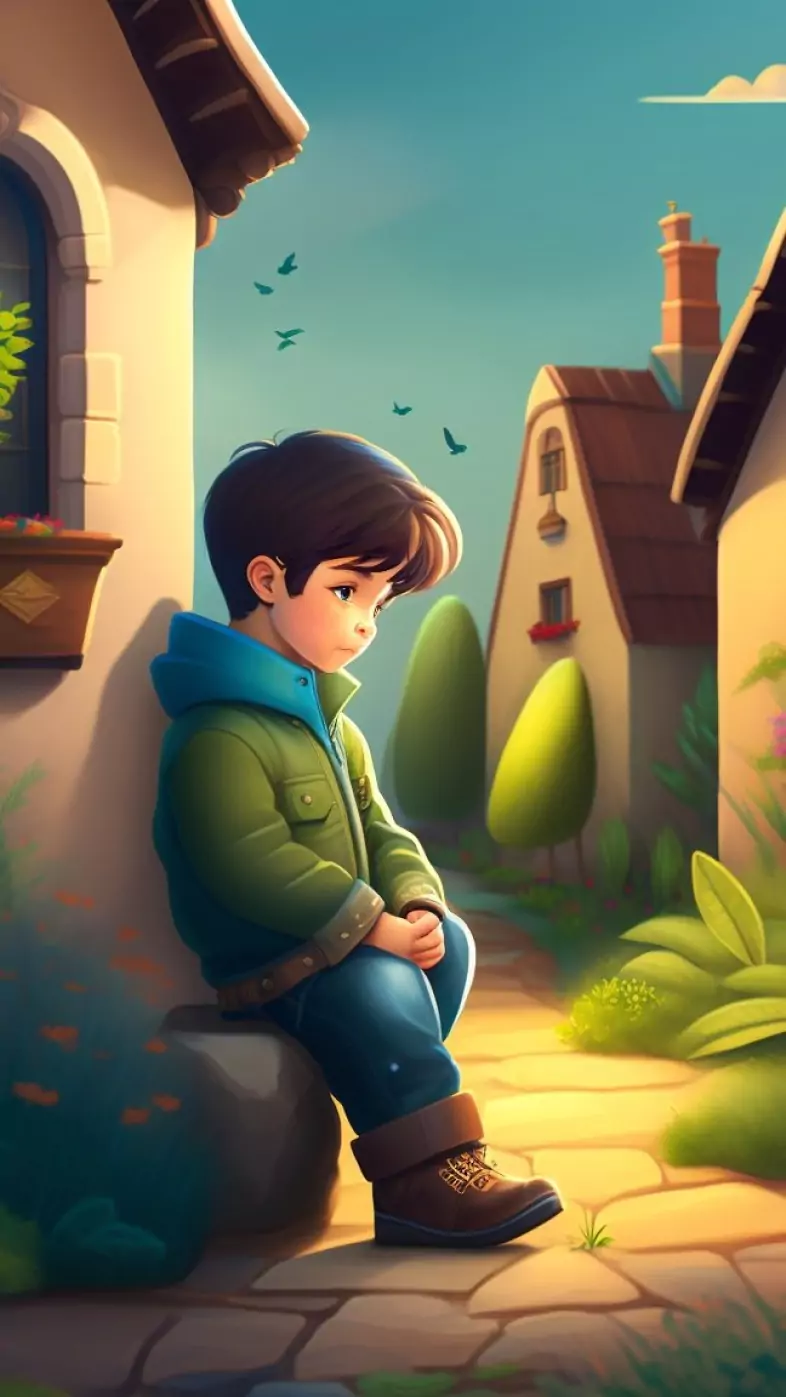 alone boy wallpaper