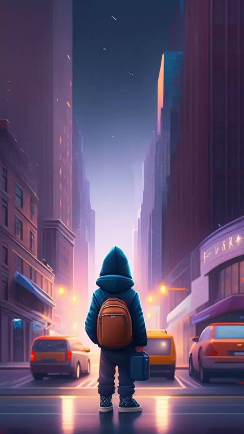 alone boy wallpaper
