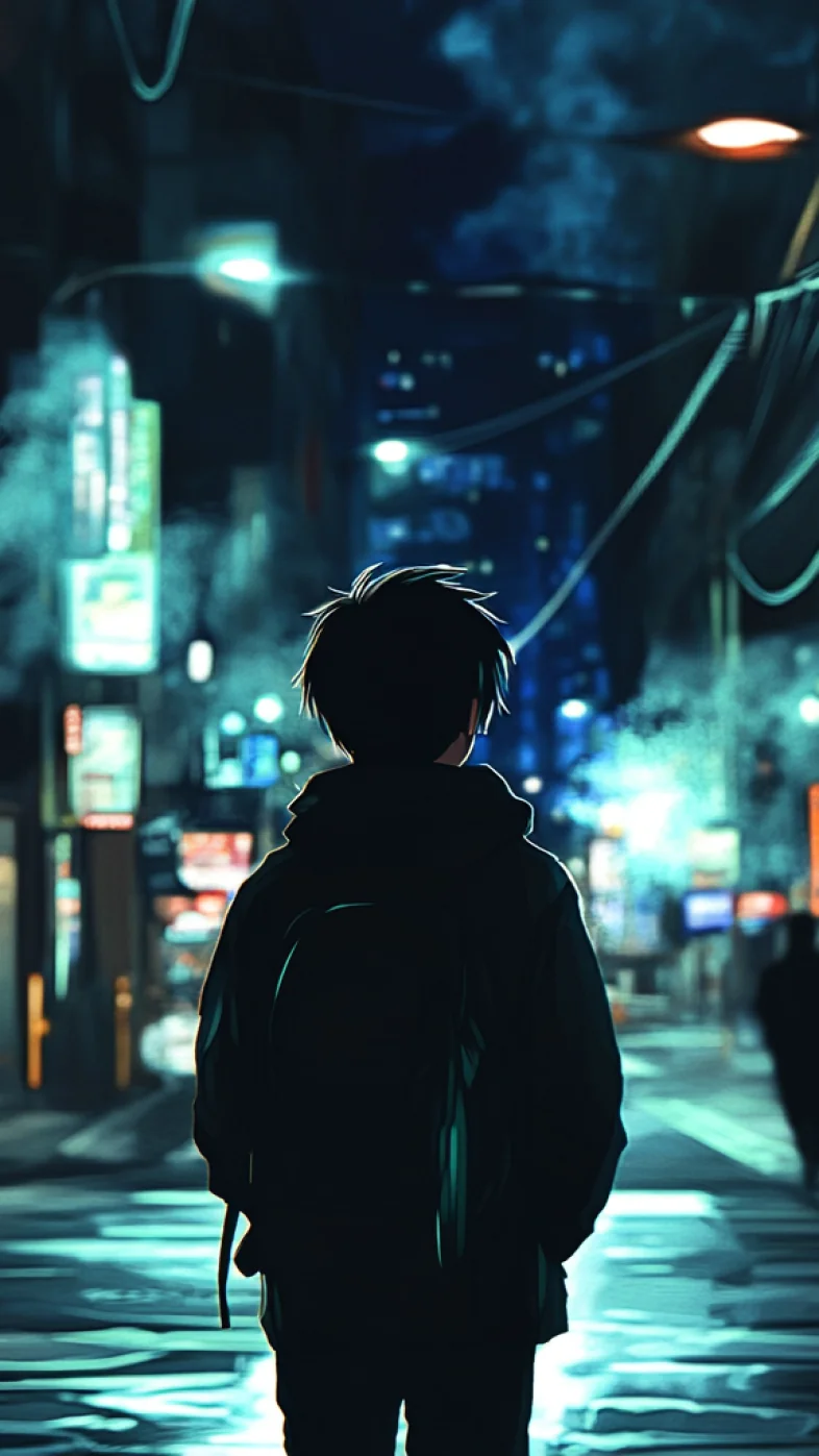 alone boy wallpaper