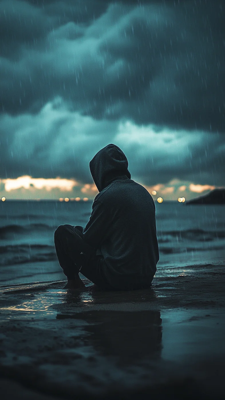 alone boy wallpaper