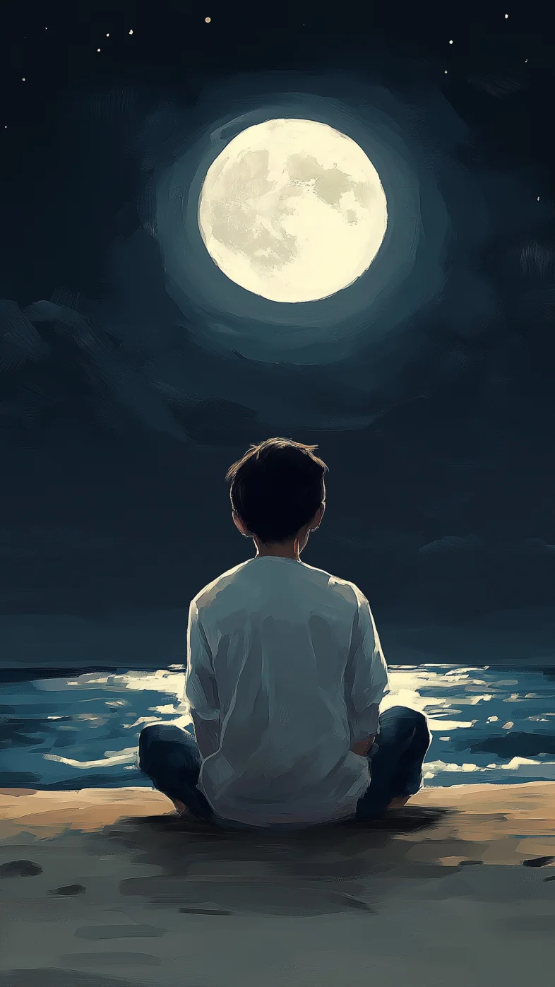 alone boy wallpaper