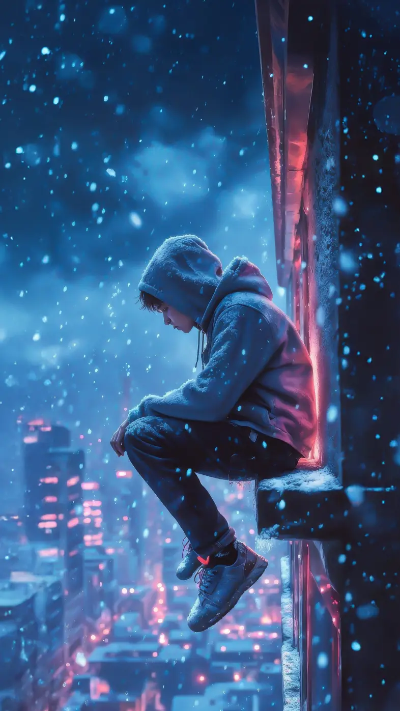 alone boy wallpaper