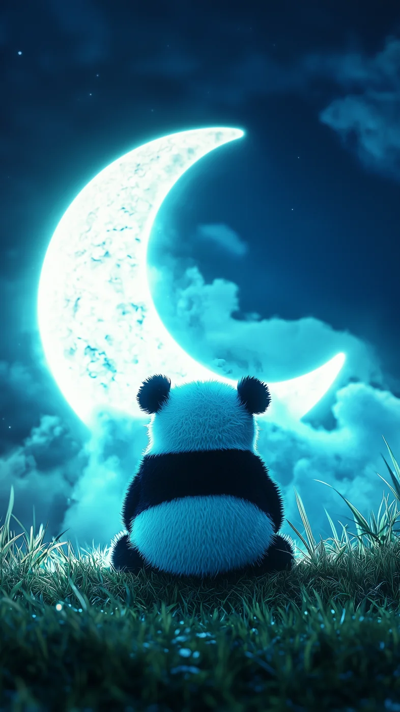 alone panda wallpaper