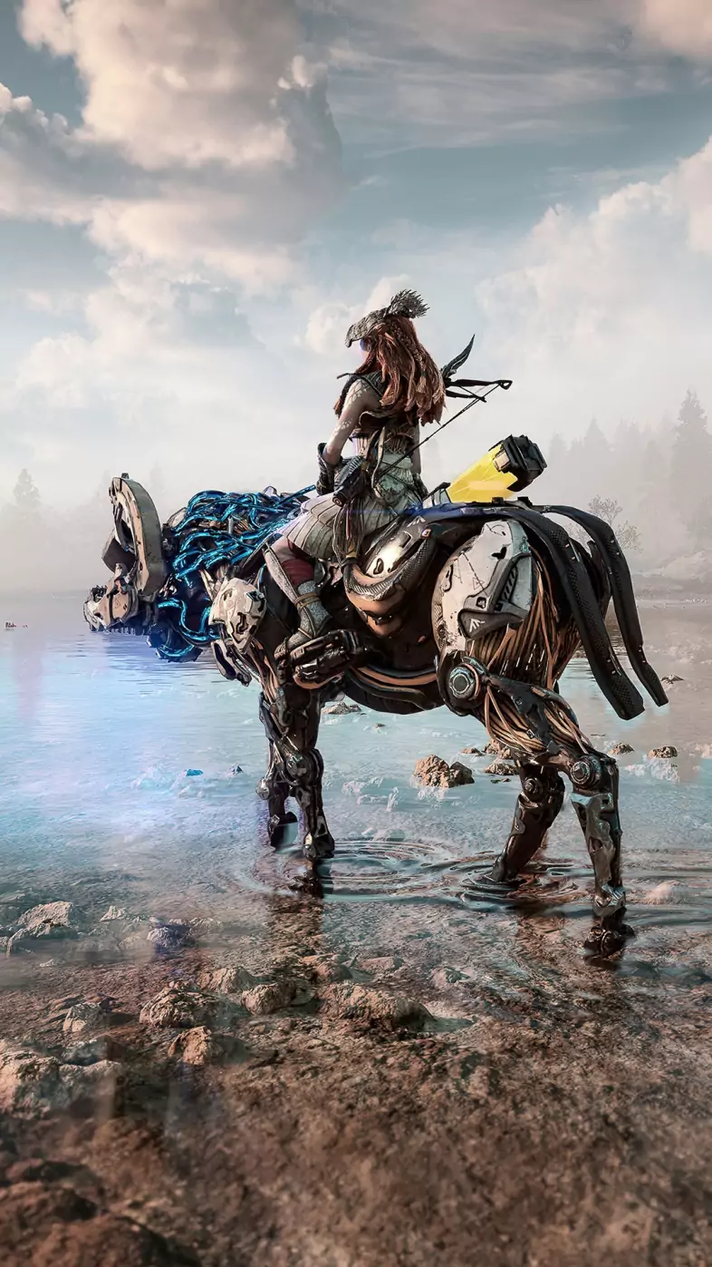 aloy horizon game wallpaper