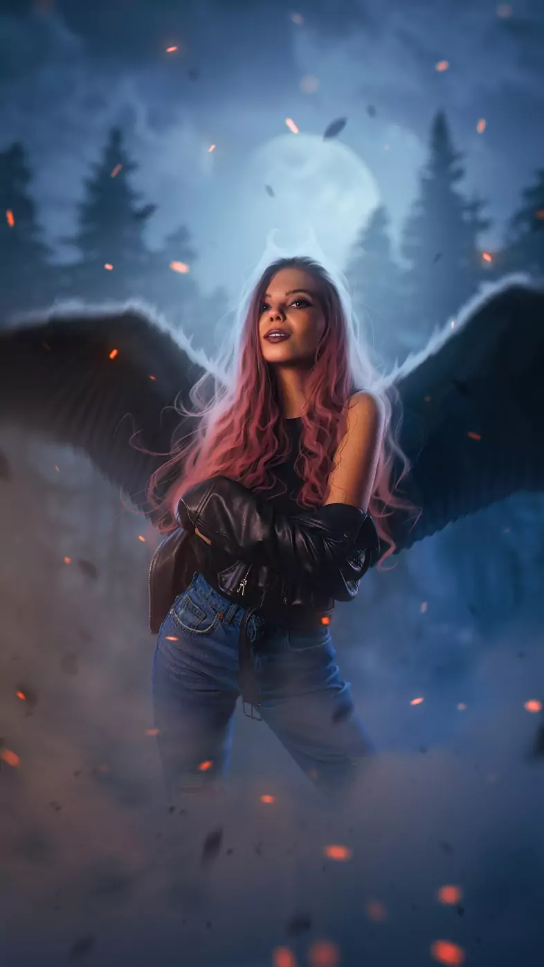 angel girl wallpaper