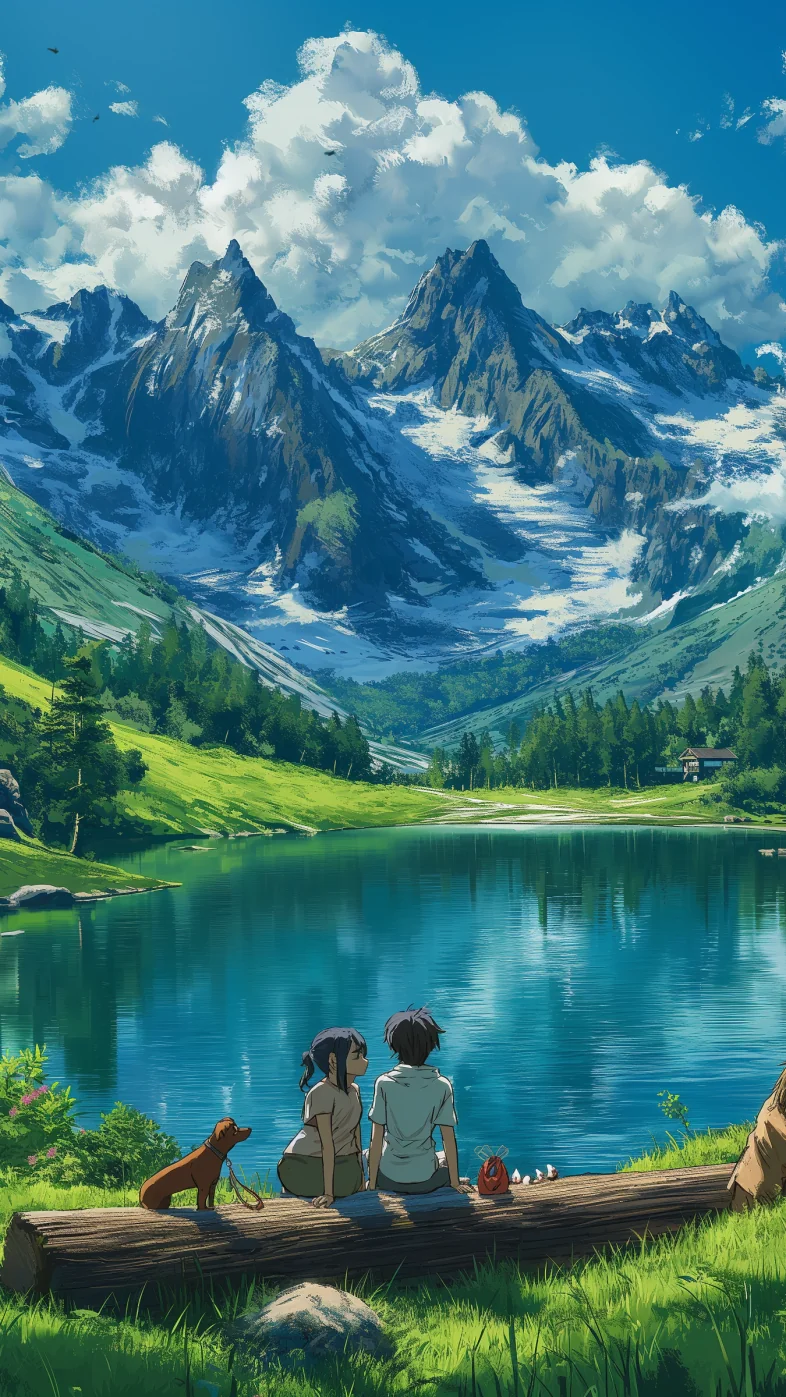 anime couple wallpaper