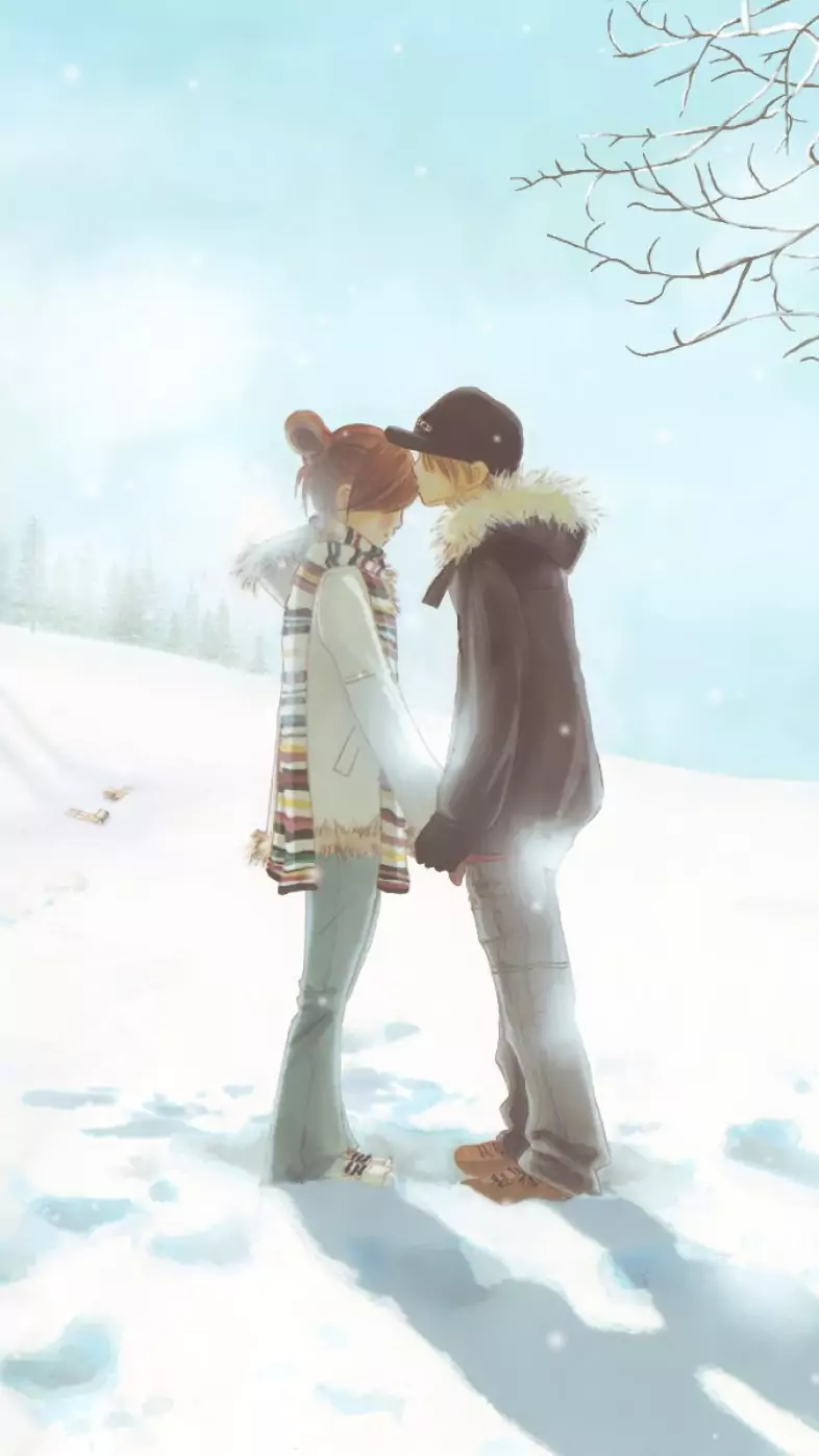 anime couple love wallpaper