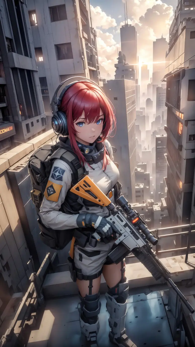anime girl sniper wallpaper