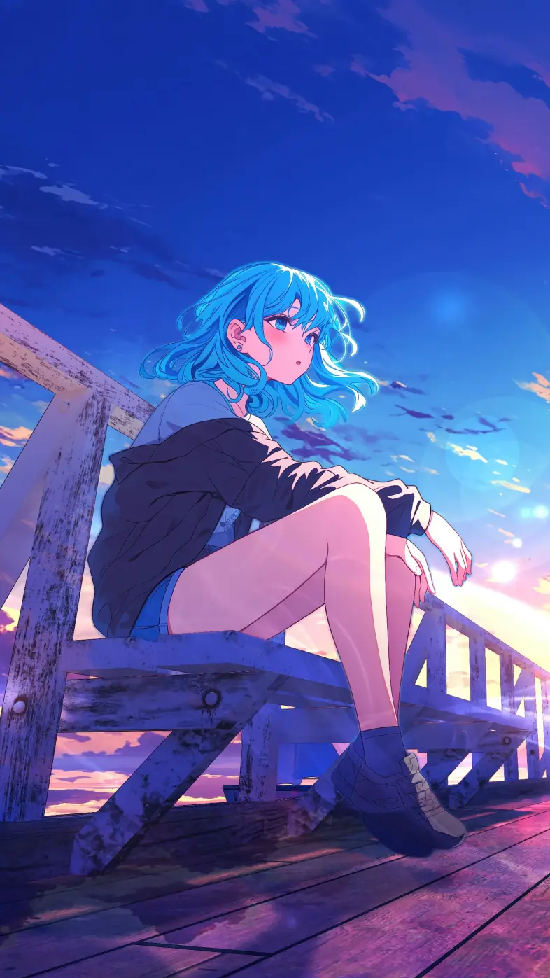 anime girl sunsire  wallpaper