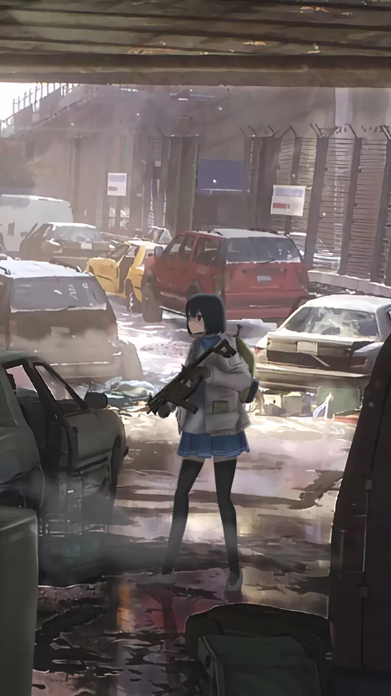 anime girl tom clancys the division wallpaper