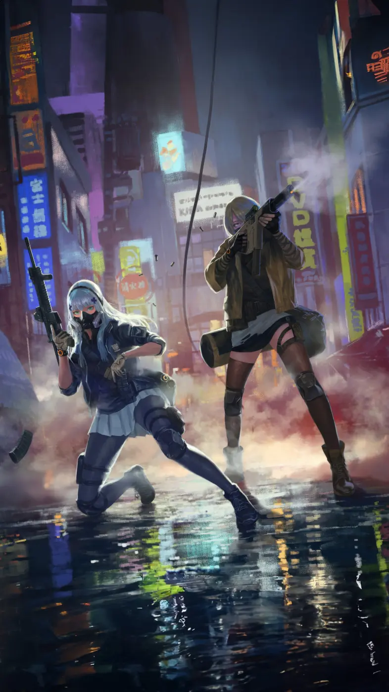 anime heroines wallpaper