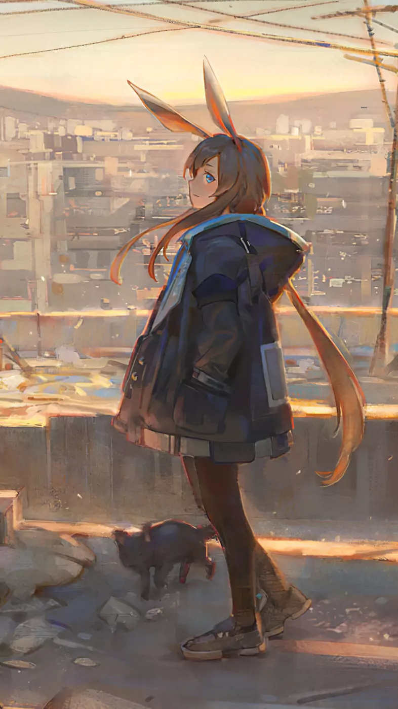 ark knight anime girl wallpaper