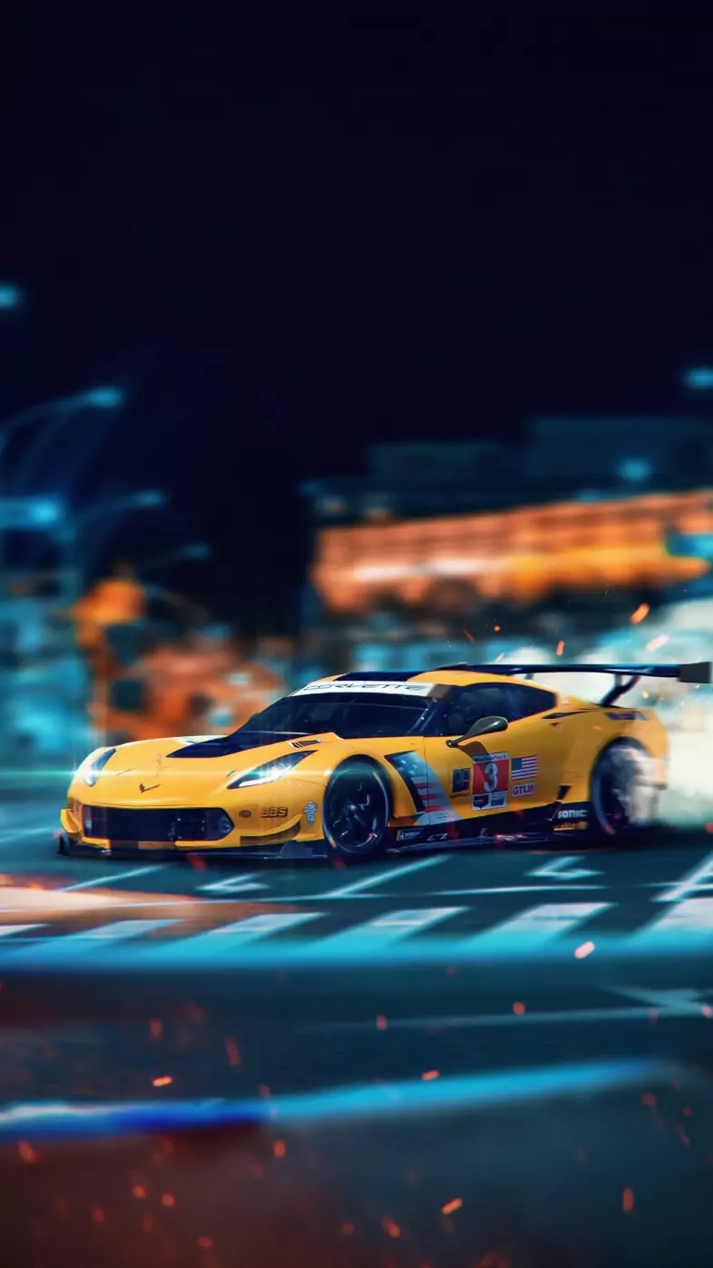 aston martin drifting on road wallpaper