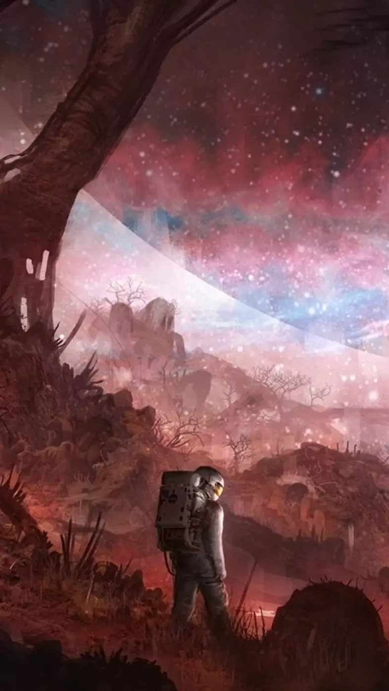 astronaut scifi  wallpaper