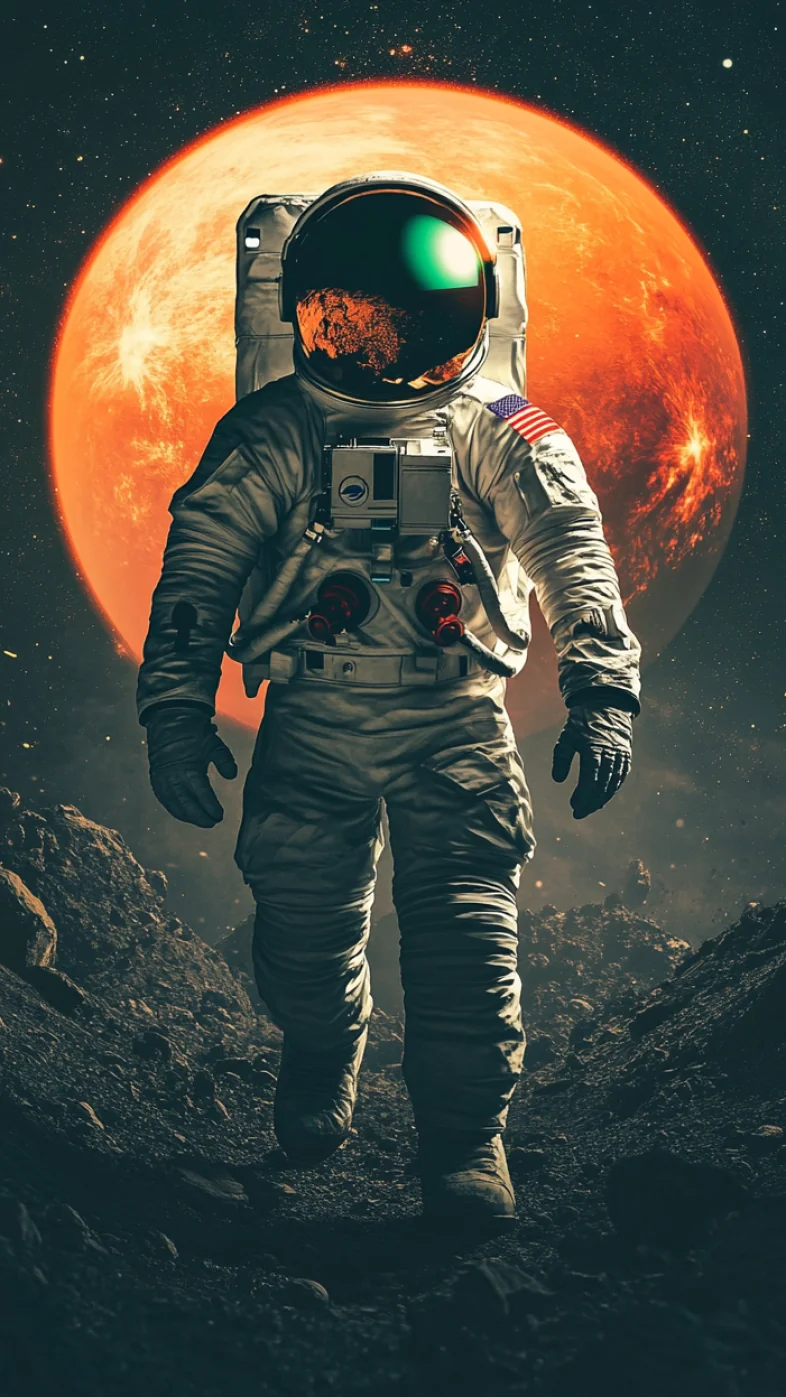 astronaut space wallpaper