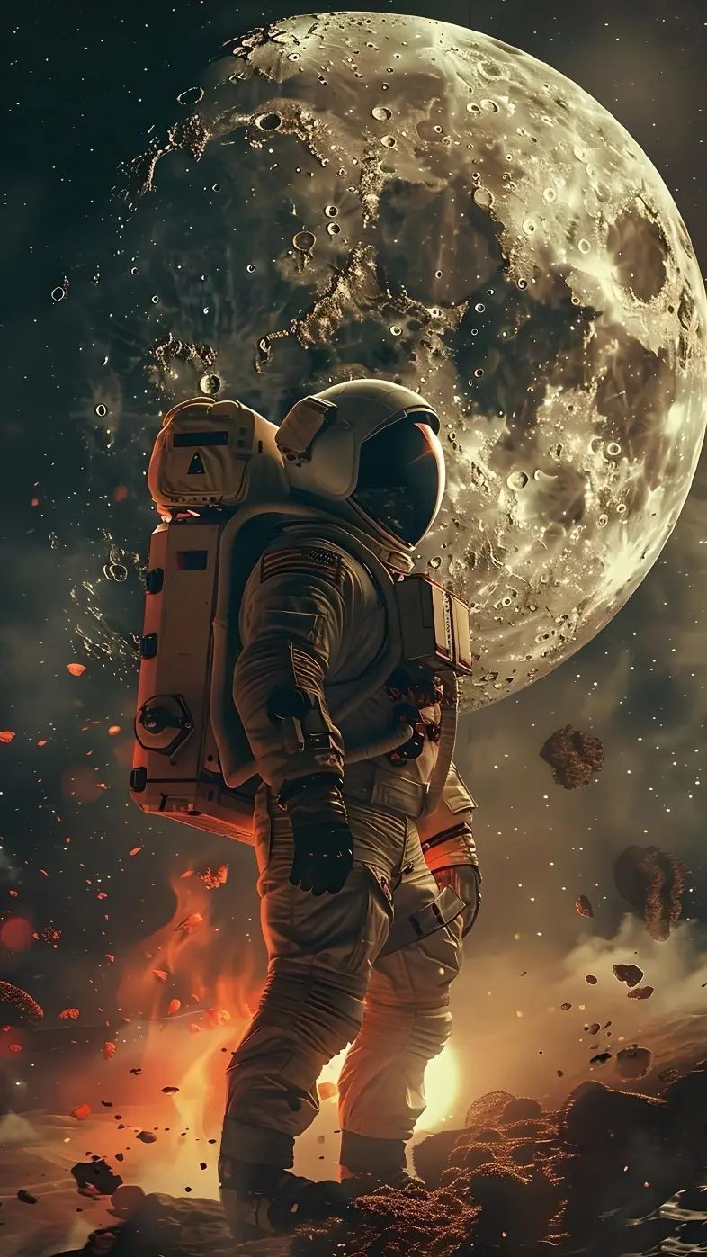 astronaut space wallpaper