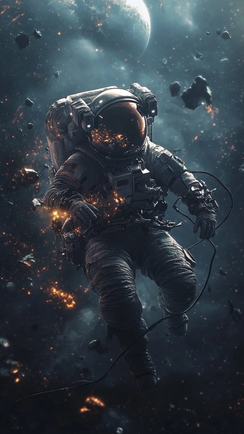 astronaut space wallpaper