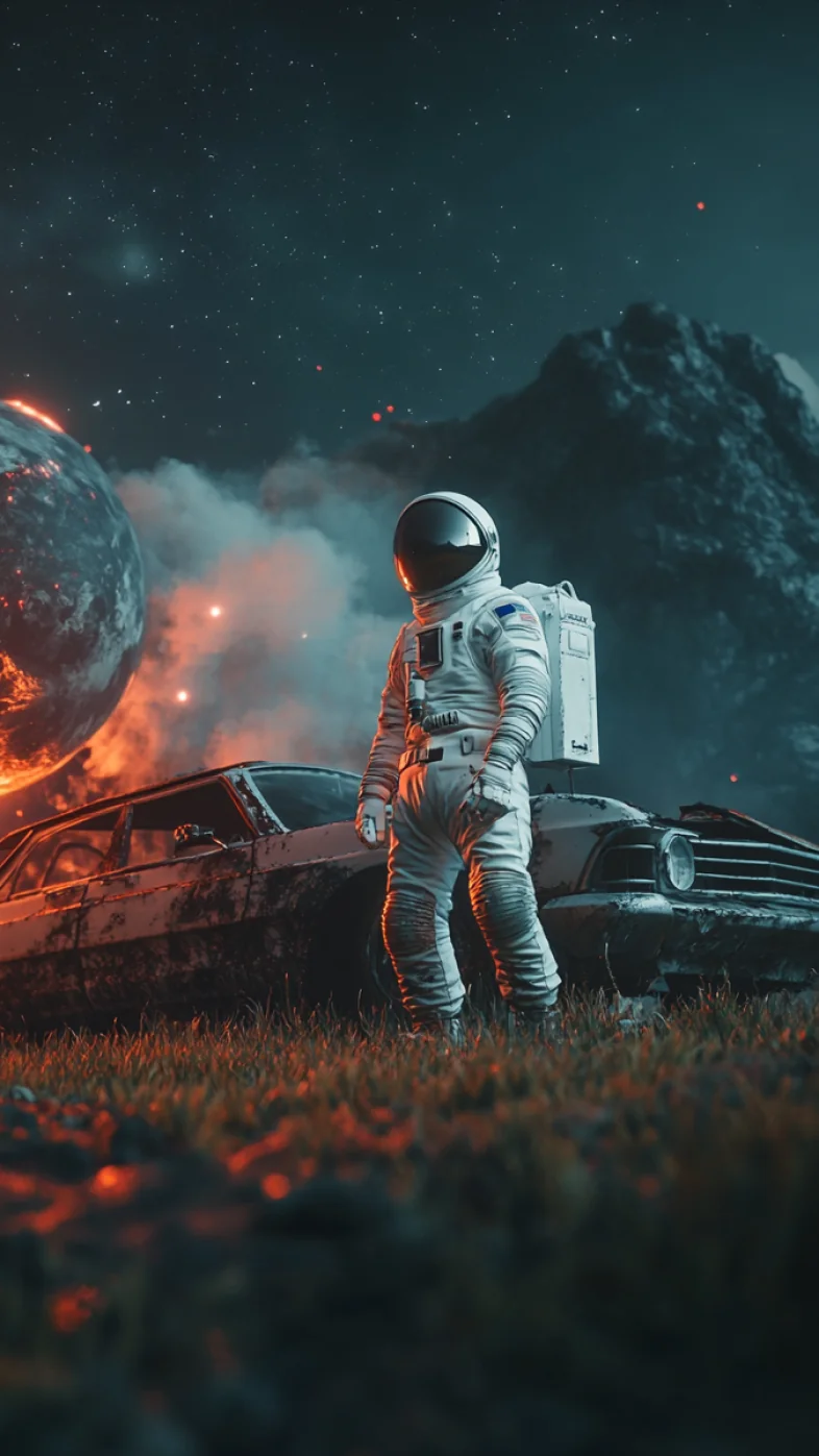 astronaut space wallpaper
