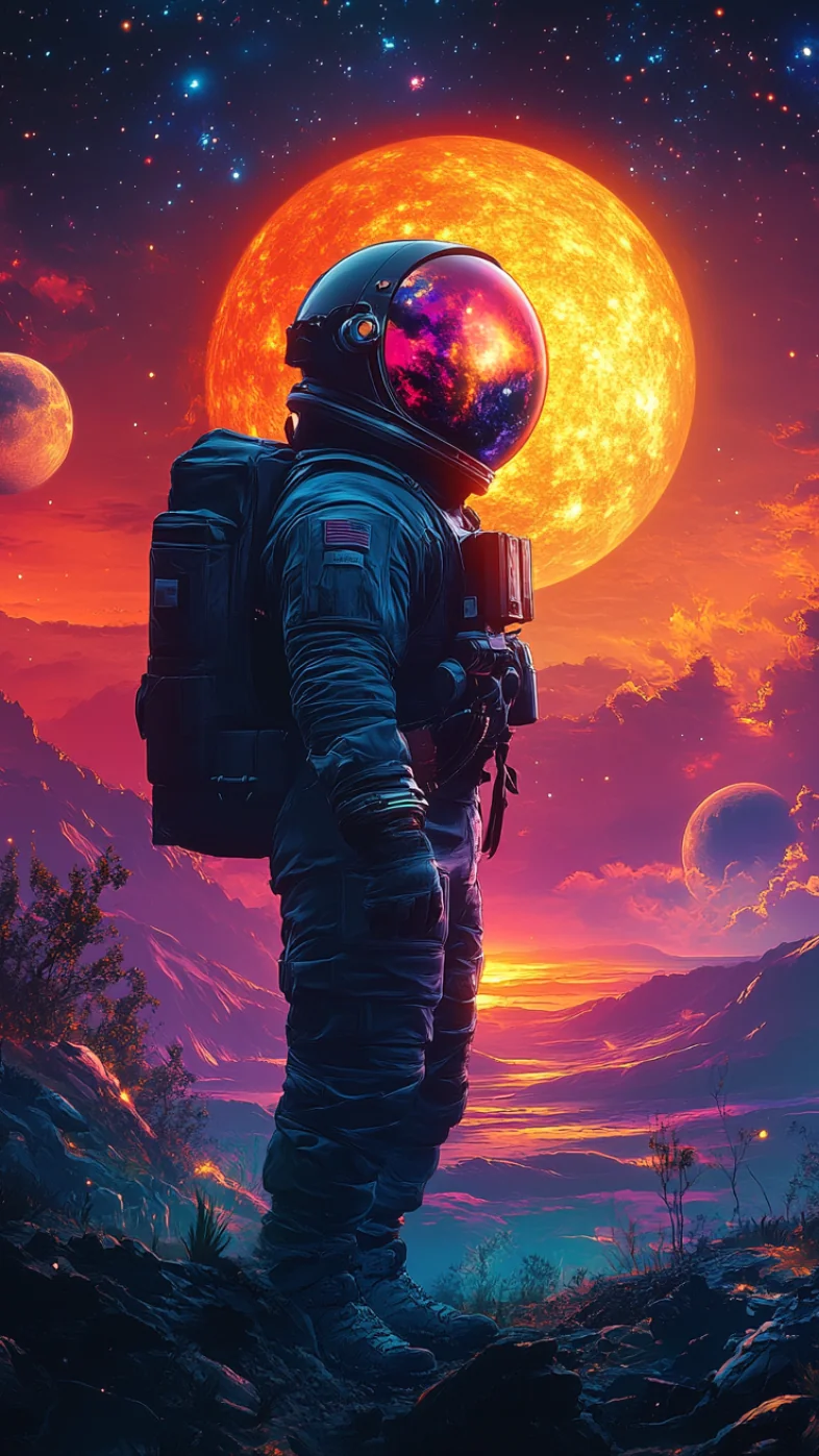 astronaut space wallpaper