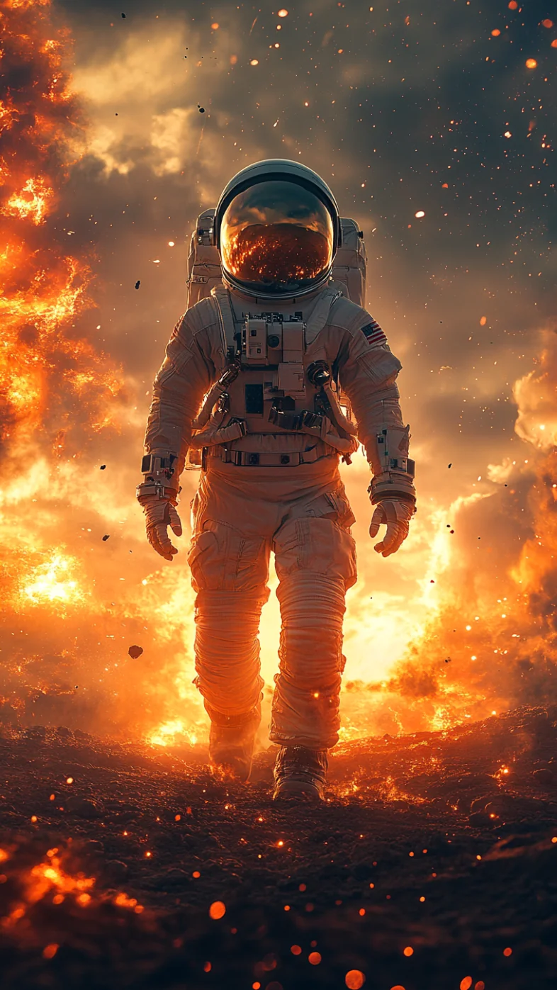 astronaut space wallpaper