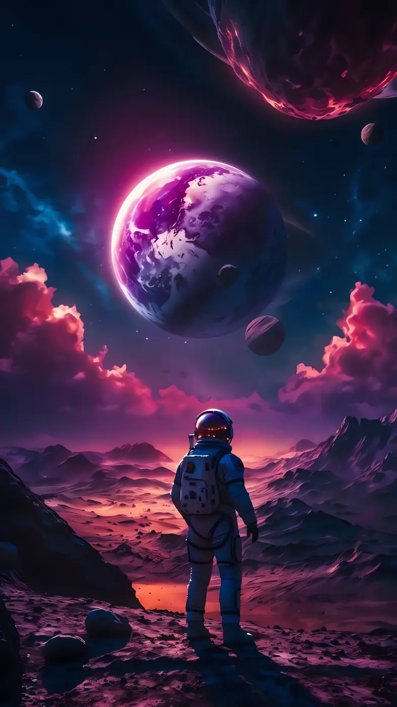 astronaut space wallpaper