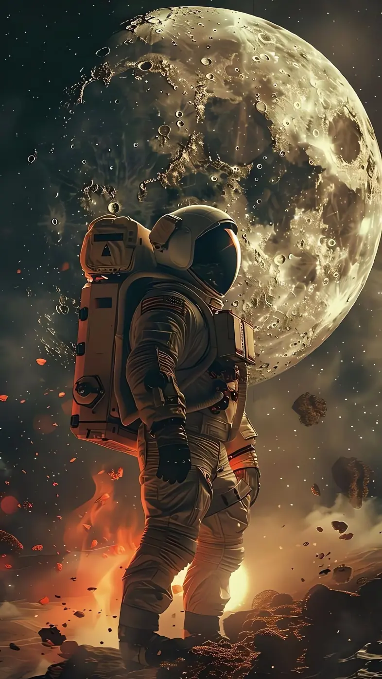 astronaut space wallpaper