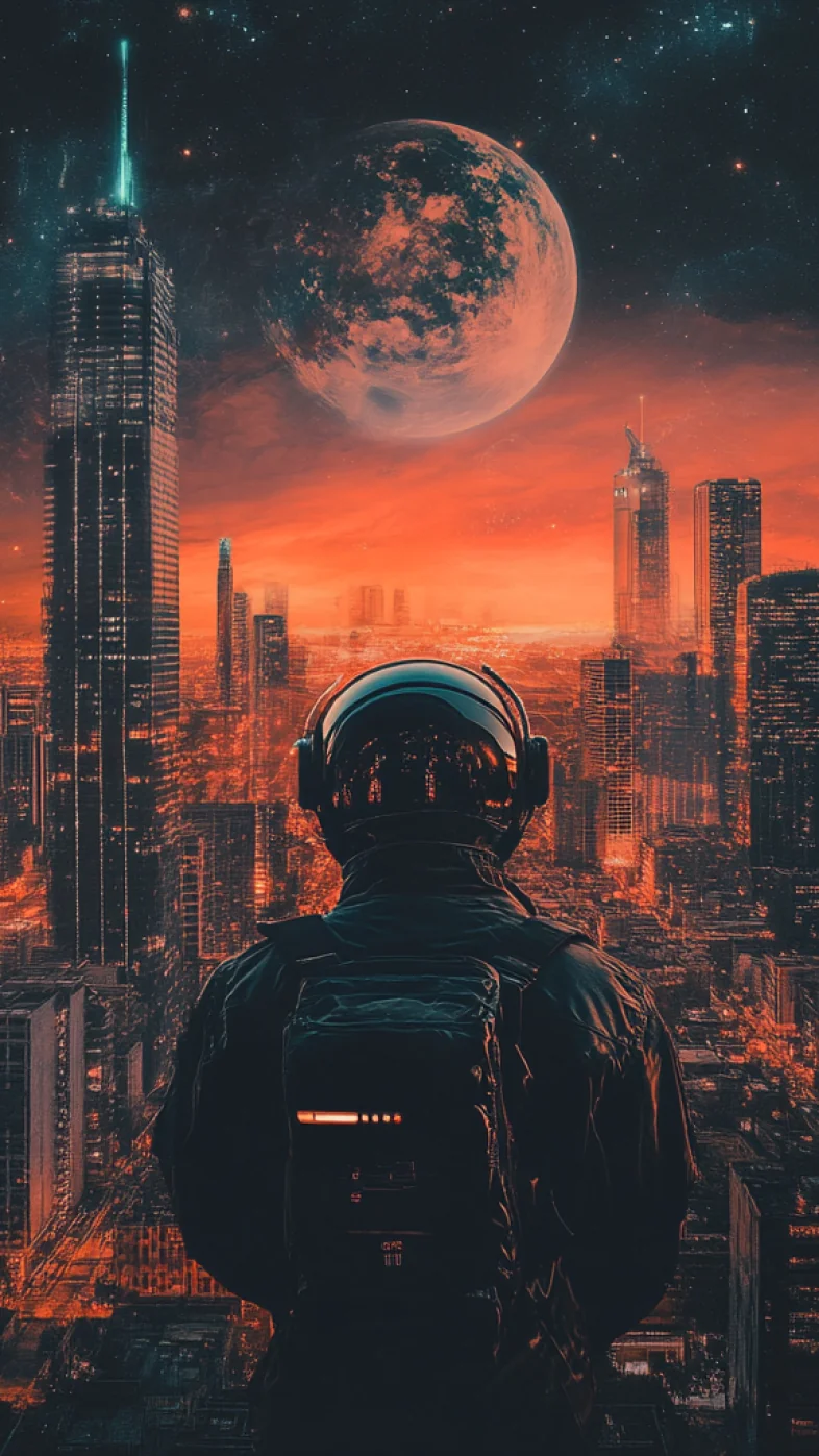 astronaut which city wallpaper