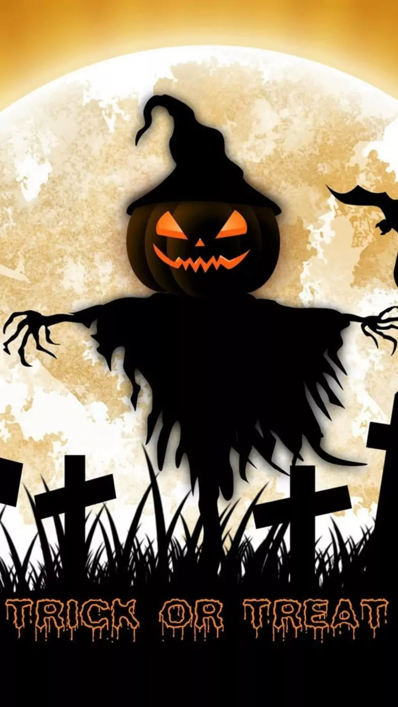 bat fence halloween holiday wallpaper