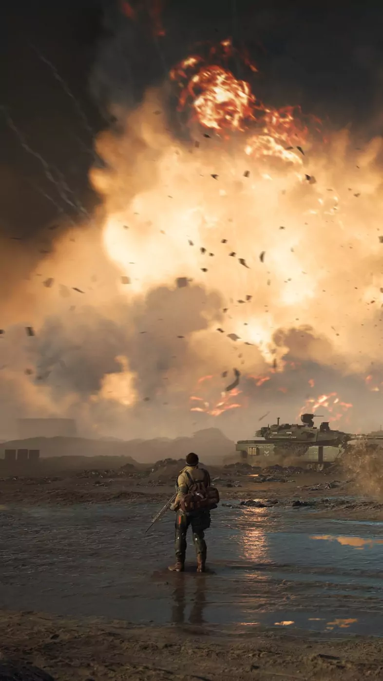 battleground explosion wallpaper wallpaper