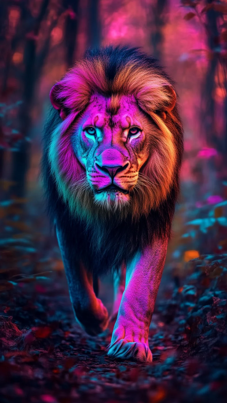 beautiful and majestic lion wallpaper