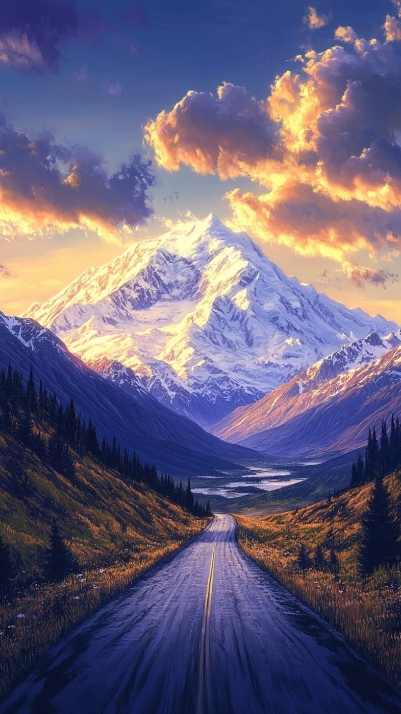 beautiful mountain landscape wallpaper