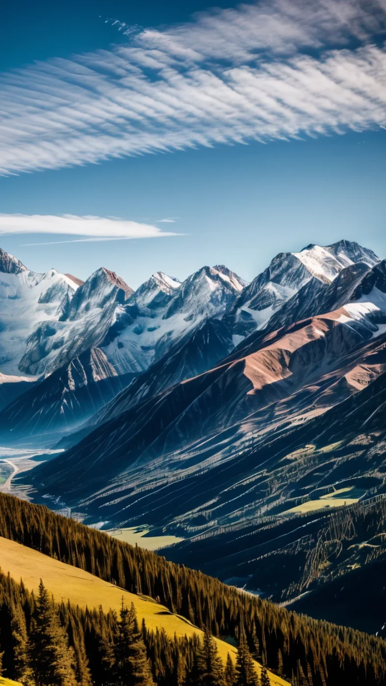 beautiful mountain landscape wallpaper