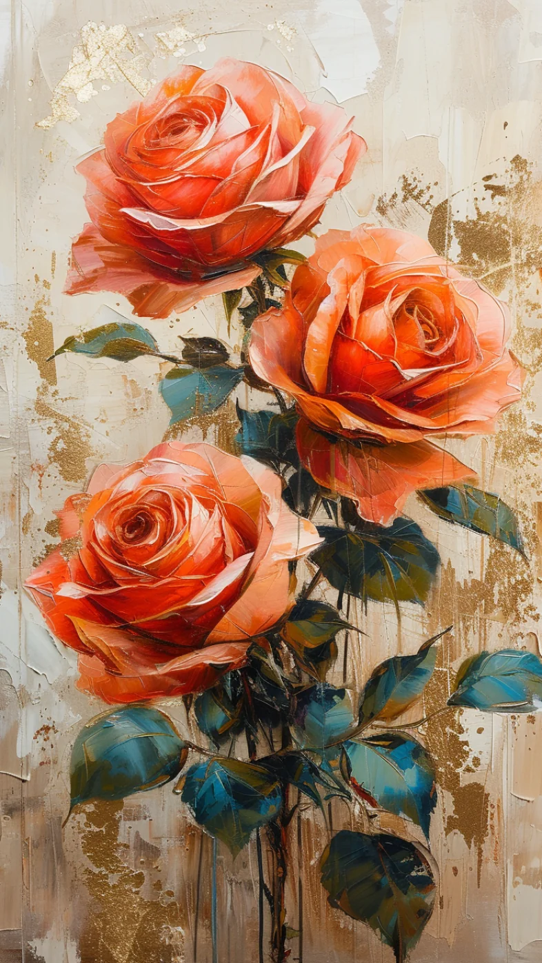 beautiful roses abstract wallpaper