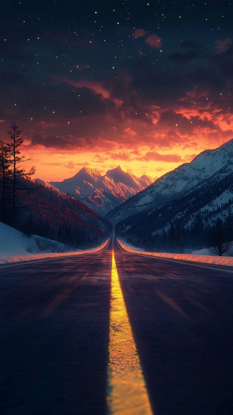 beautiful snowcapped mountain wallpaper