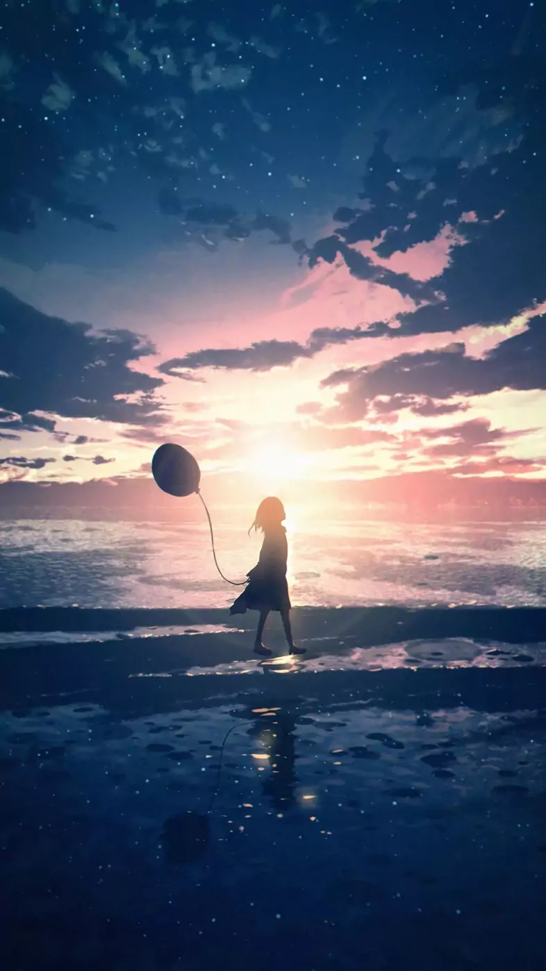 being alone is peaceful wallpaper