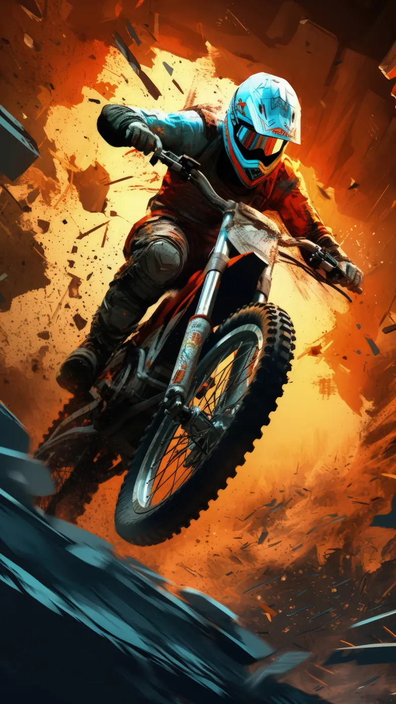 bike rider wallpaper