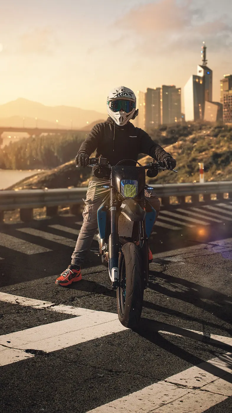 bike rider wallpaper