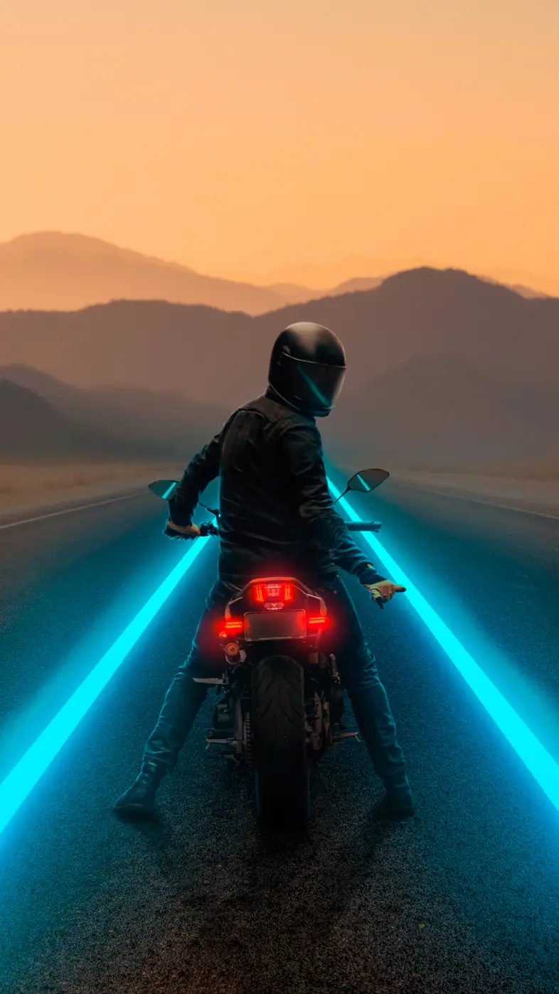 bike rider wallpaper