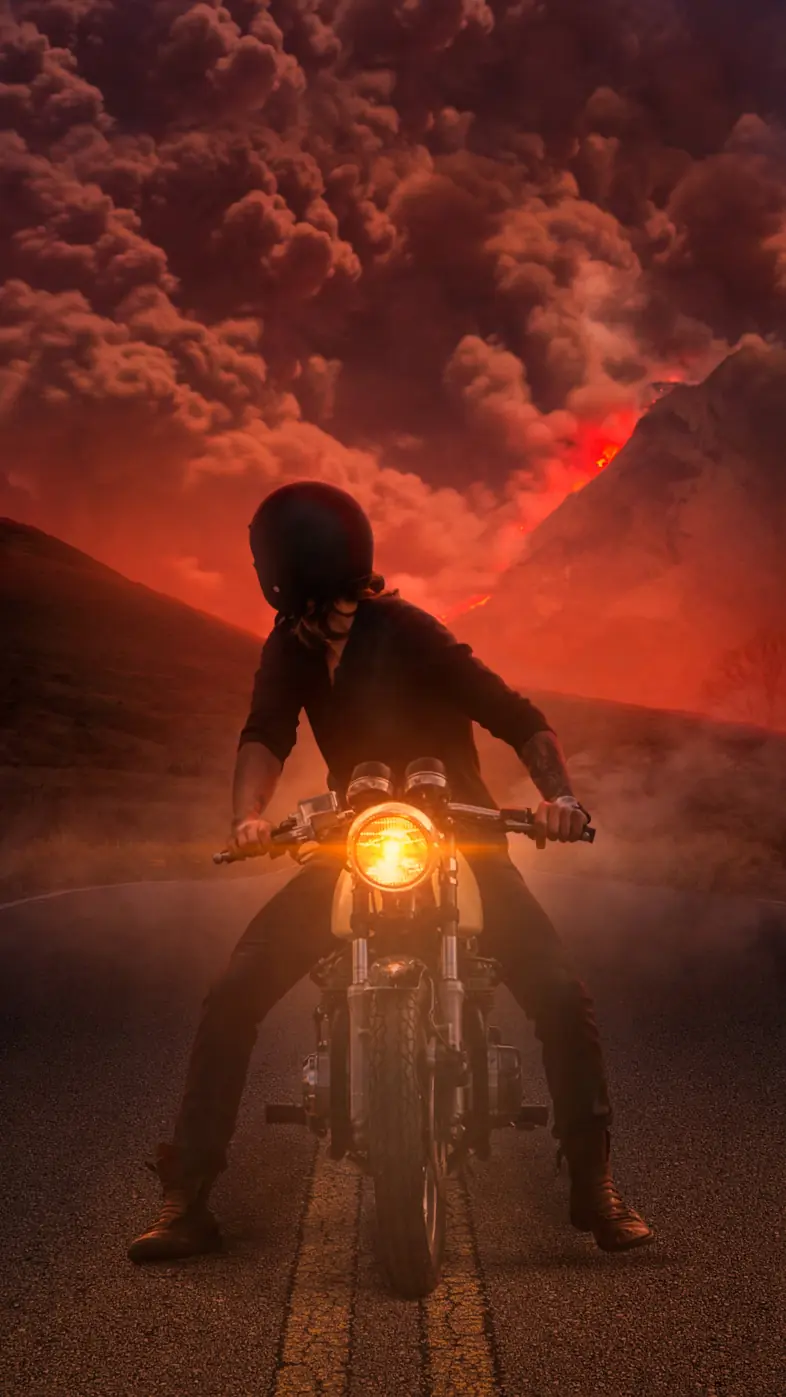 bike rider wallpaper
