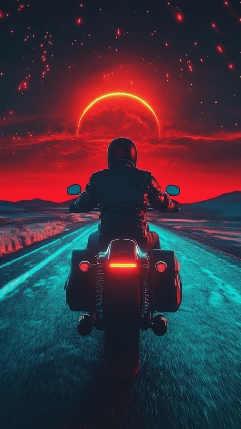 bike rider wallpaper