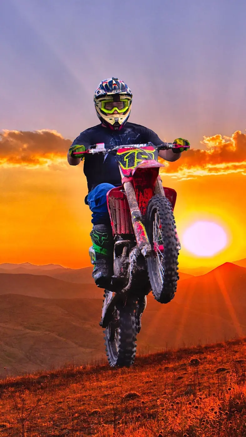 bike rider wallpaper
